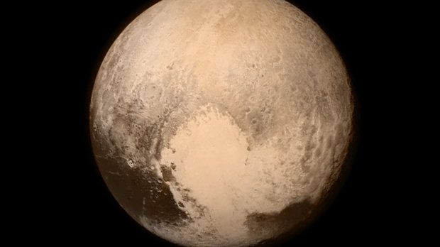 Pluto as imaged by New Horizons on July 13