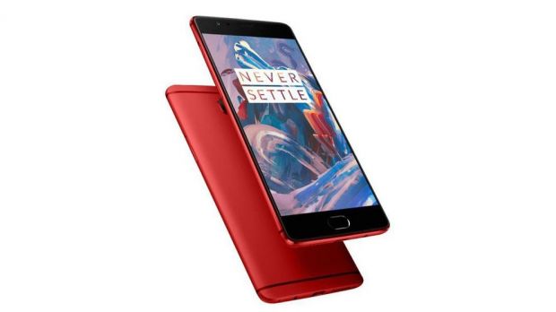 Red color variant of the OnePlus 3 posted on the company website