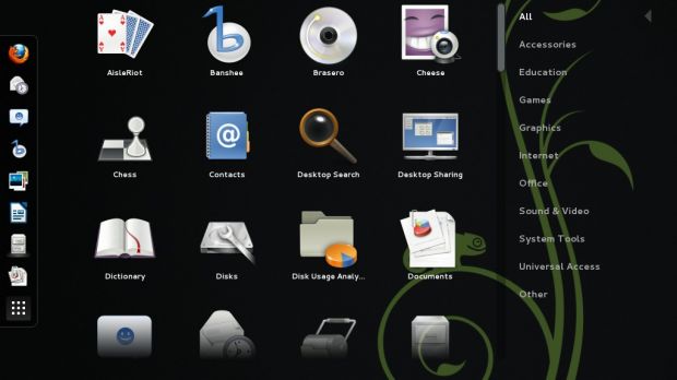 openSUSE GNOME desktop