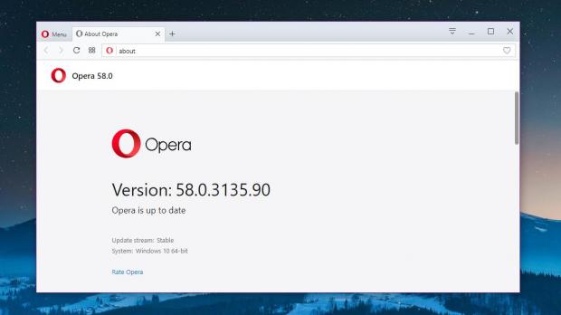 Opera has just received a new update that provides users with the security update that Google also included in the latest Chrome version.