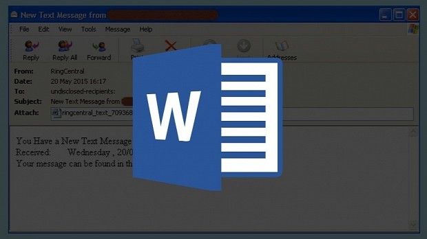 Word files used to infect users with malware