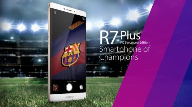 Oppo Launches R7 Plus FC Barcelona Limited Edition has launched