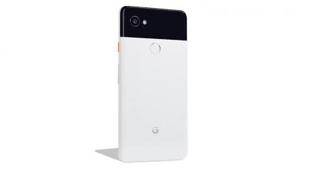 Google Pixel 2 XL in white and black