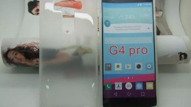 LG G4 Pro case, front and back