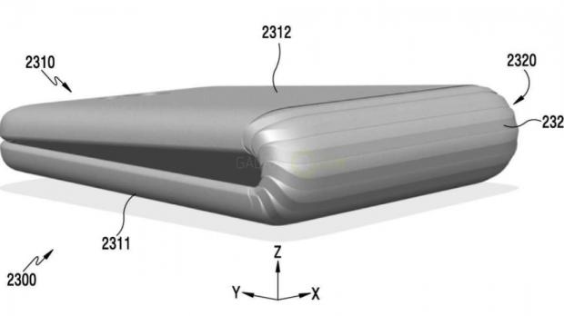 Samsung foldable smartphone patent