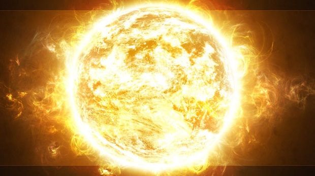 The Sun sits at the core of the Solar System