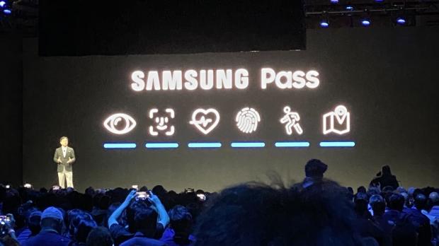 Samsung Pass icons at CES