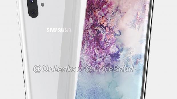 Samsung Galaxy Note 10 Pro renders