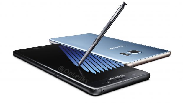 Leaked render of the Note 7 with S Pen