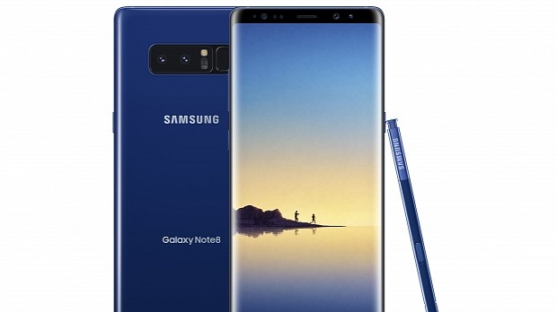 Galaxy Note 8 in Deepsea Blue color