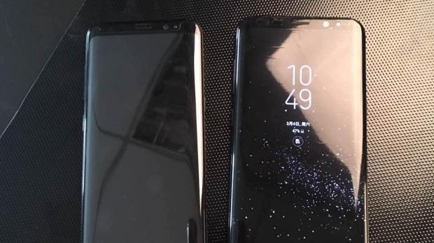 Alleged Galaxy S8 and S8+ side by side