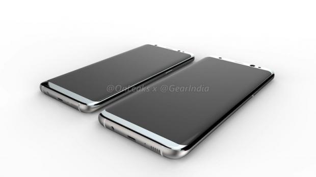 Renders of Galaxy S8 and Galaxy S8 Plus