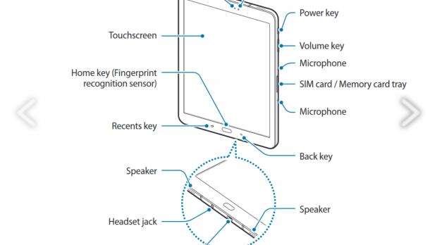 Galaxy Tab S3 leaked manual