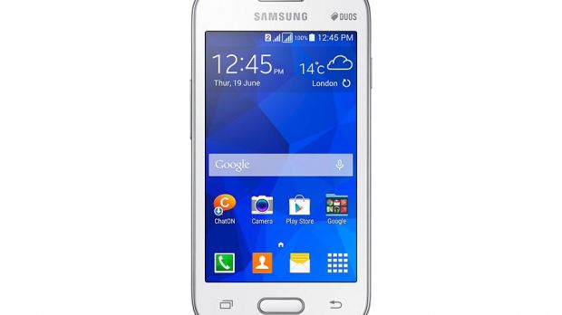 Samsung Galaxy V Plus, frontal view