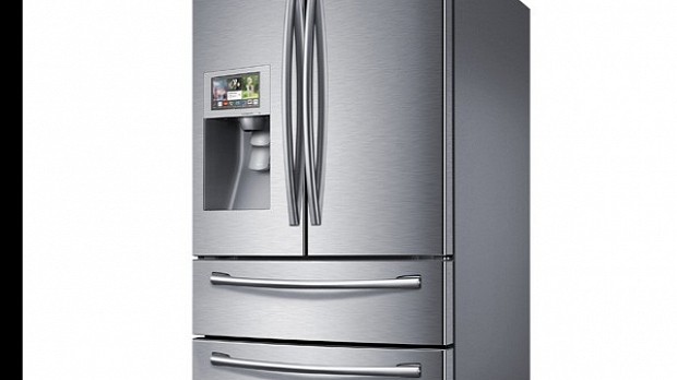 Samsung RF28HMELBSR smart fridge