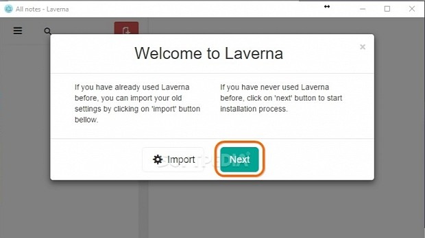 Get started with Laverna