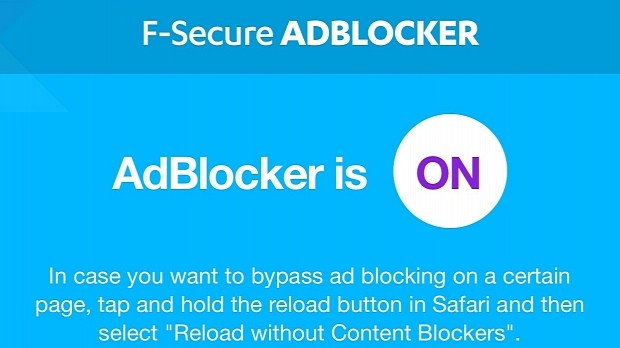 F-Secure AdBlocker for iOS