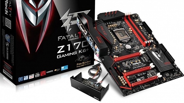 ASRock Fatal1ty Z170 Gaming K6+ board and box