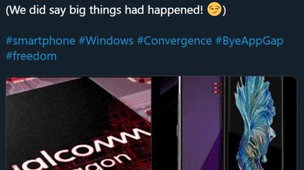 The company teased the device on Twitter