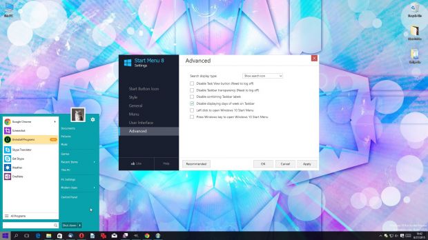 Start Menu 8 in Windows 10