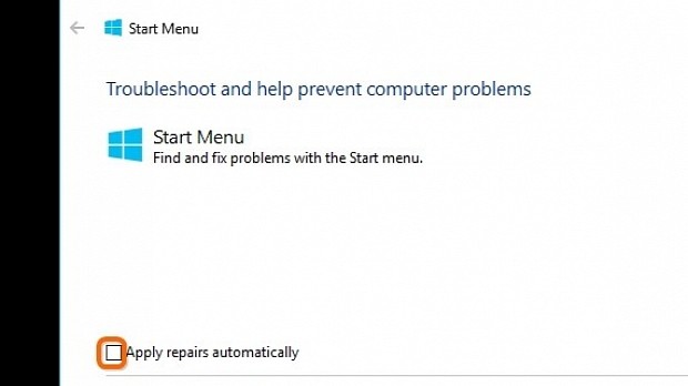 Check for the latest Windows 10 update before using Start Menu Troubleshooter