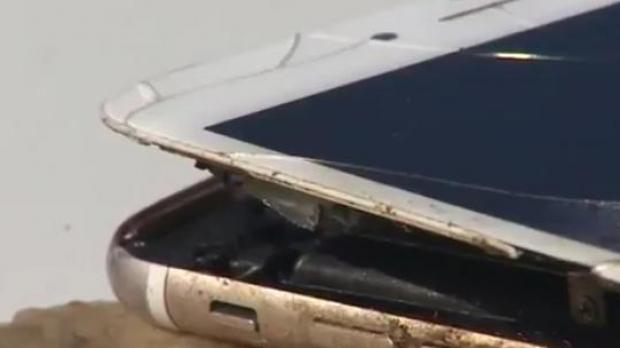 This is what an iPhone 6s Plus looks like after an explosion