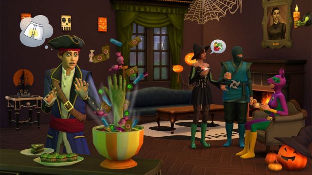 The Sims 4 - Spooky Stuff party