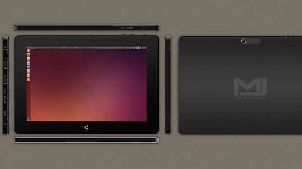 Ubuntu Tablet in black