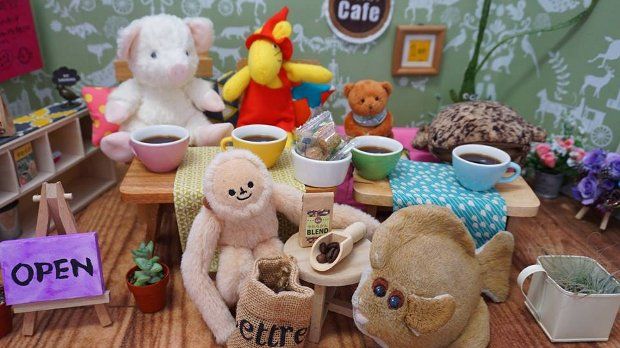 Café in Tokyo, Japan, only caters to plushy toys