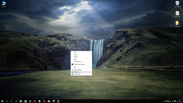 Gadgeterian on Windows 10