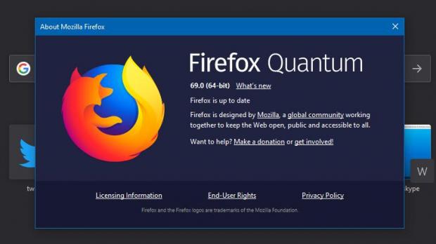 Mozilla Firefox 69 is available now