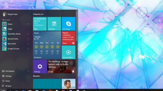 The Start menu received a redesign for Windows 10