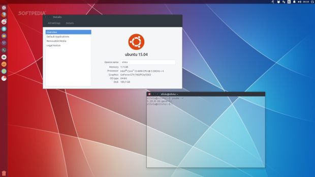 Ubuntu 15.04, the latest stable version of the OS