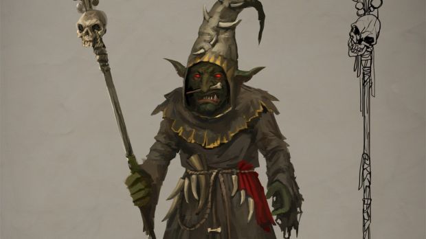 Total War: Warhammer Greenskins shaman unit