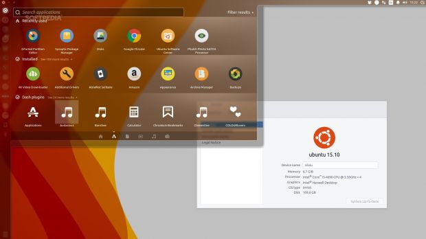 Ubuntu 15.10 desktop