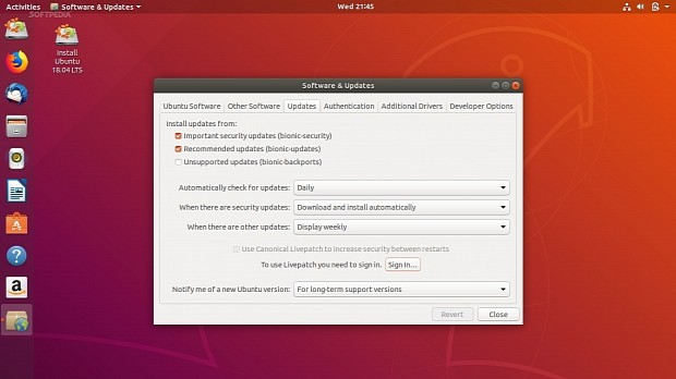 Ubuntu 18.04 LTS integrates Canonical Livepatch