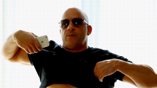 Vin Diesel shows off his dad bod after being bullied online for gaining some weight