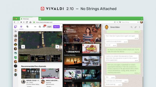 Vivaldi 2.10 released