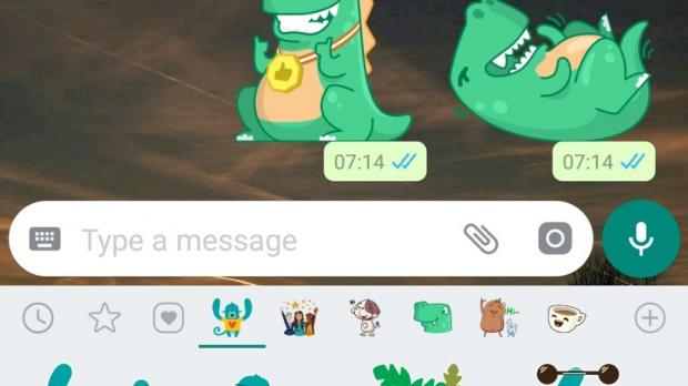 Stickers in WhatsApp for Android
