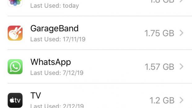 Instagram app eating up 20GB of storage