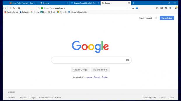 Search engine options in Mozilla Firefox