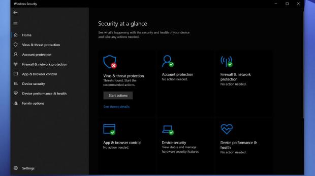 Protection History in Windows Defender