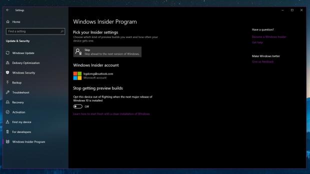 The most recent Windows 10 preview build for users in the Fast ring comes with a bug that automatically kicks out insiders of the testing program.