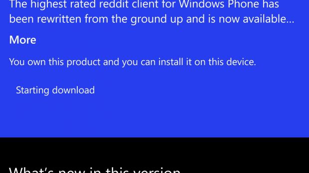 Baconit on Windows 10 Mobile