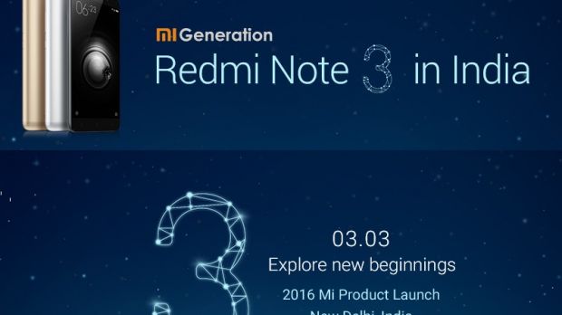 Xiaomi Redmi Note 3 teaser