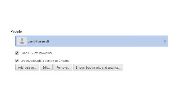 Youndoo-created Chrome profiles use a "user0" name