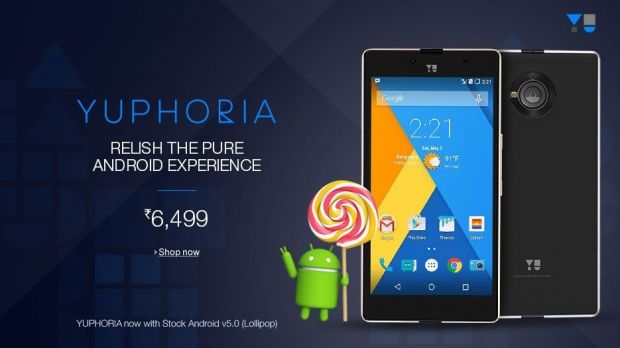 Yu Yuphoria now ships with stock Android