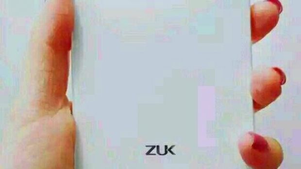 Leaked image of the back of ZUK Z2
