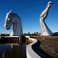 100Ft (30M) Horse Head Sculptures Revealed in Scotland