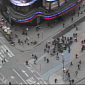 2,000 People Move in Reverse in Times Square – Video